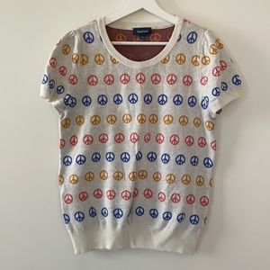 ModCloth peace sign sweater